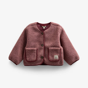 Teddyjacke mit Knöpfen - Kids - Old Rose | 100628 Mayfield