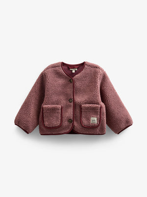 Teddyjacke mit Knöpfen - Kids - Old Rose | 100628 Mayfield