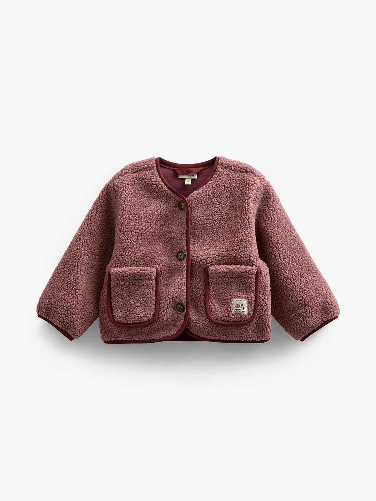 Teddyjacke mit Knöpfen - Kids - Old Rose | 100628 Mayfield