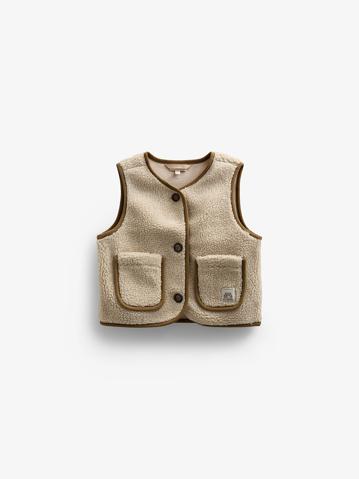 Teddyweste mit Knöpfen - Kids - Nature | 100629 Mayfield