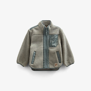 Teddyjacke mit Reißverschluss - All - Dusty Green | 100633 Elliot