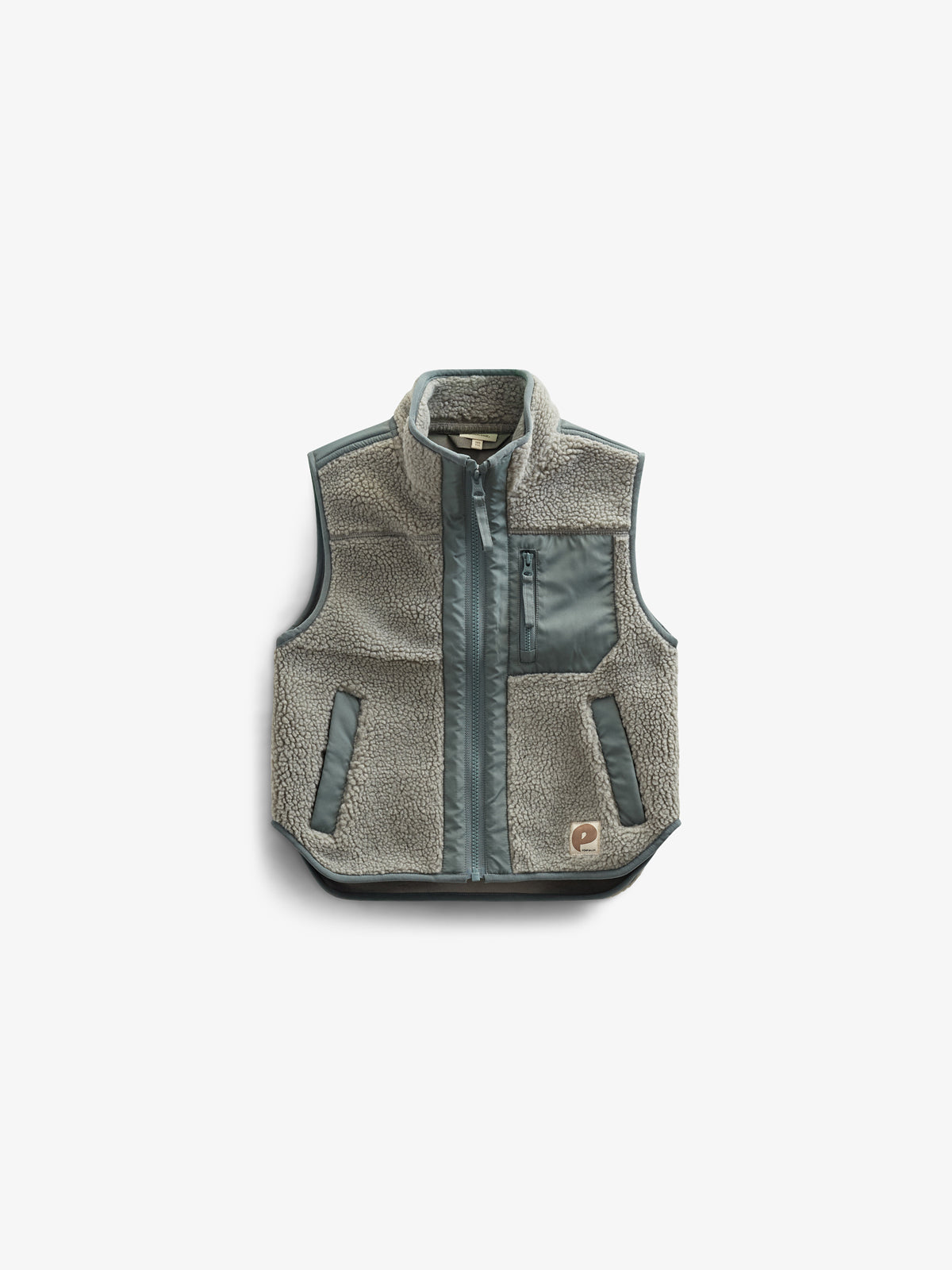 Teddyweste mit Reißverschluss - All - Dusty Green | 100635 Elliot