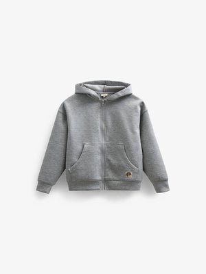 Scuba Hoodie mit Reißverschluss - Tween - Grey Melange | 100641 Liam