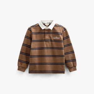 Polo-Sweatshirt - Tween - Coffee / Navy | 100645 Grant