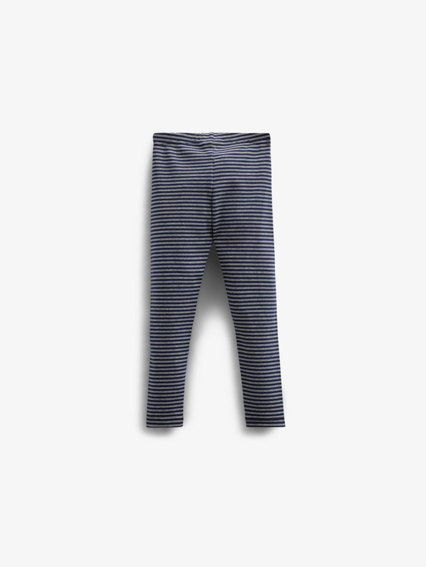 Gestreifte Jersey-Leggings - Kids - Navy Stripe | 100655 Elise
