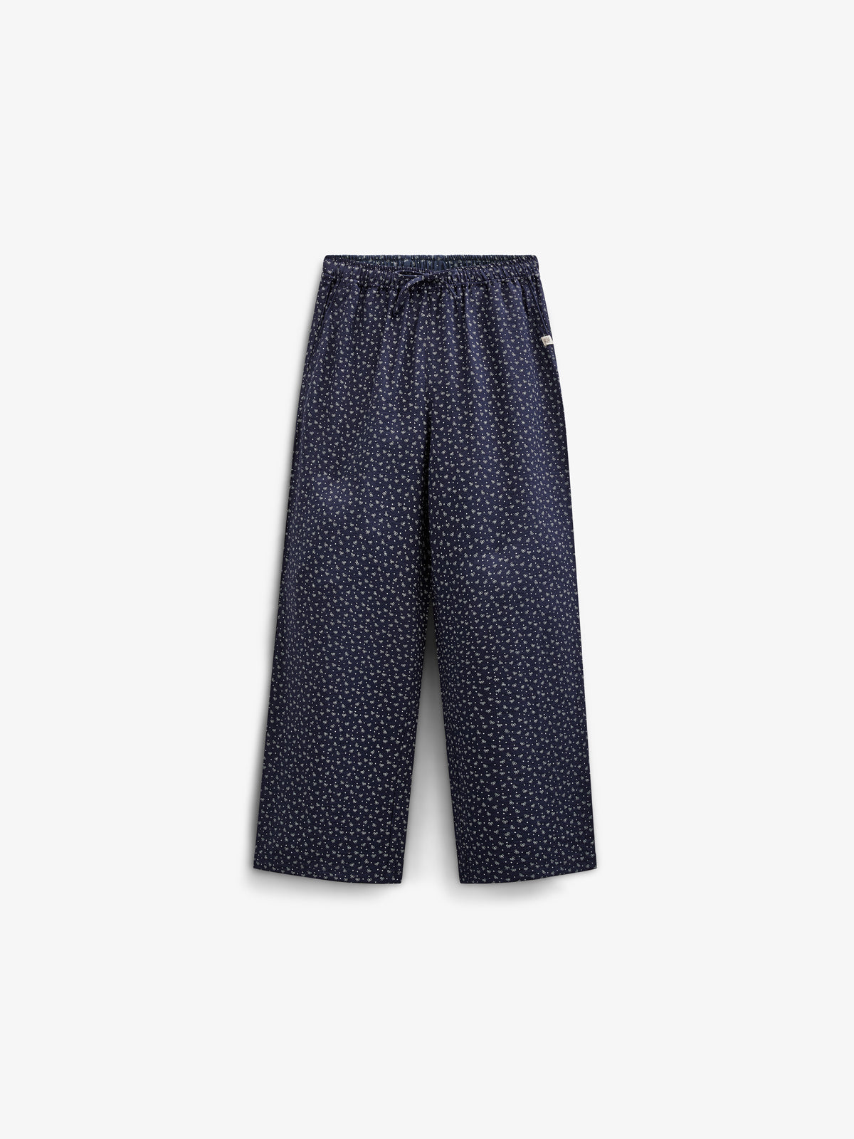 Bedruckte Hose aus Krepp-Viskose - Tween - Navy | 100660 Ana