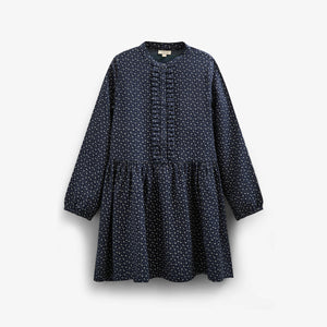 Bedrucktes Kleid aus Krepp-Viskose - All - Navy | 100662 Ana