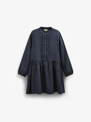 Bedrucktes Kleid aus Krepp-Viskose - All - Navy | 100662 Ana
