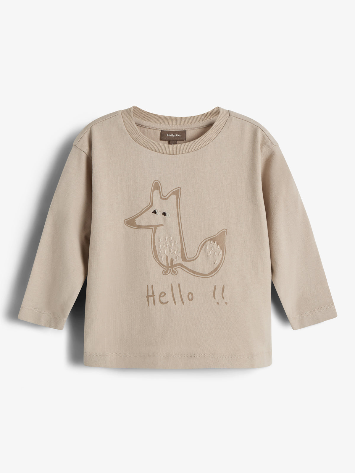 Foxie Langarm-T-Shirt - Little - Beige