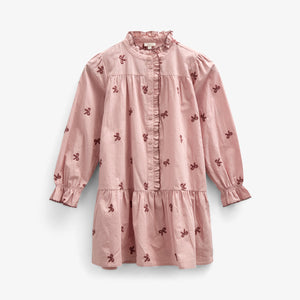 Popeline-Kleid mit Stickerei - Tween - Rose | 100682 Adison