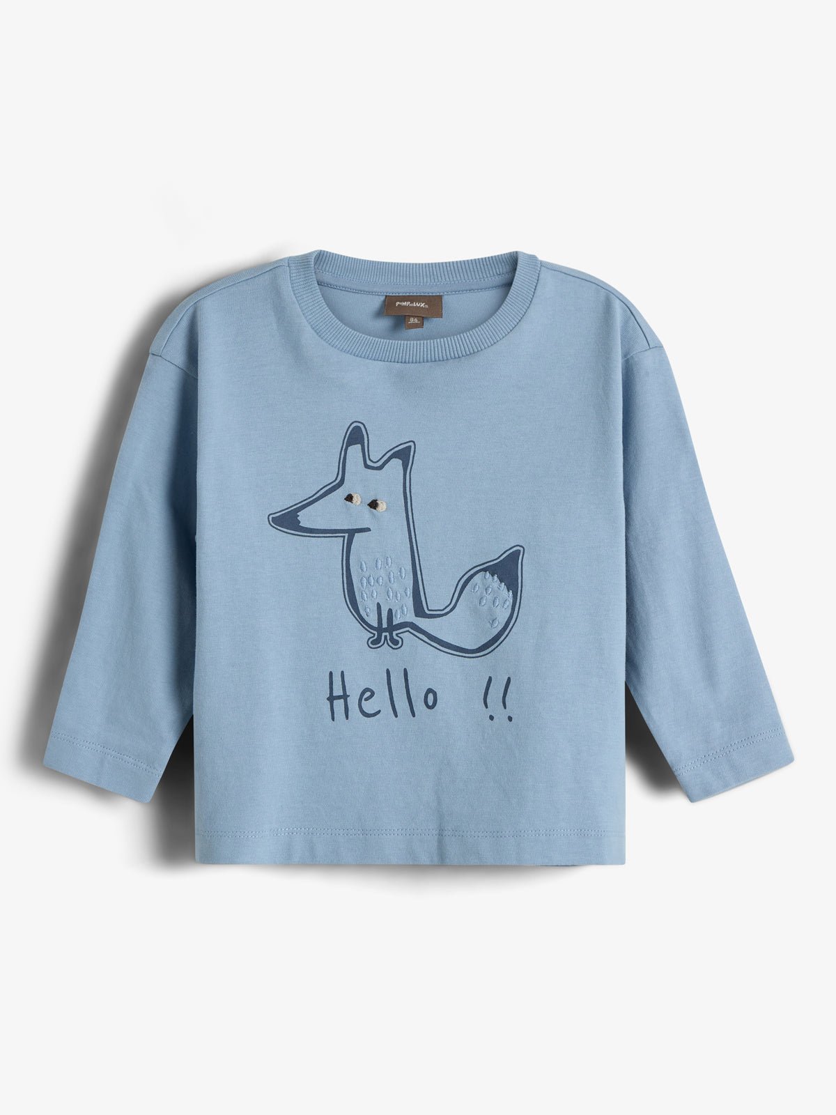 Foxie Langarm-T-Shirt - Little - Blue