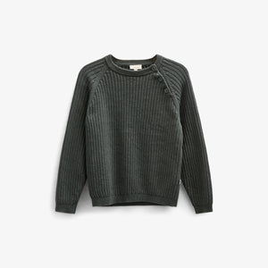 Baumwollstrickpullover - Tween - Forest Green | 100690 Jett
