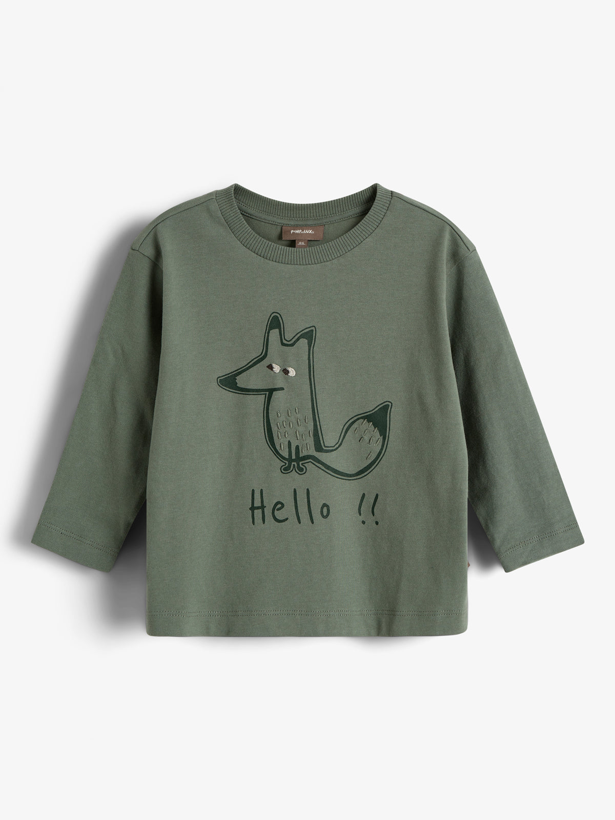 Foxie Langarm-T-Shirt - Little - Green