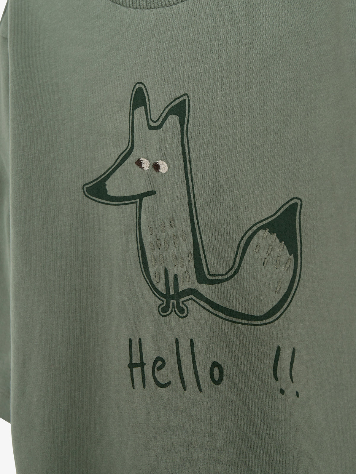 Foxie Langarm-T-Shirt - Little - Green