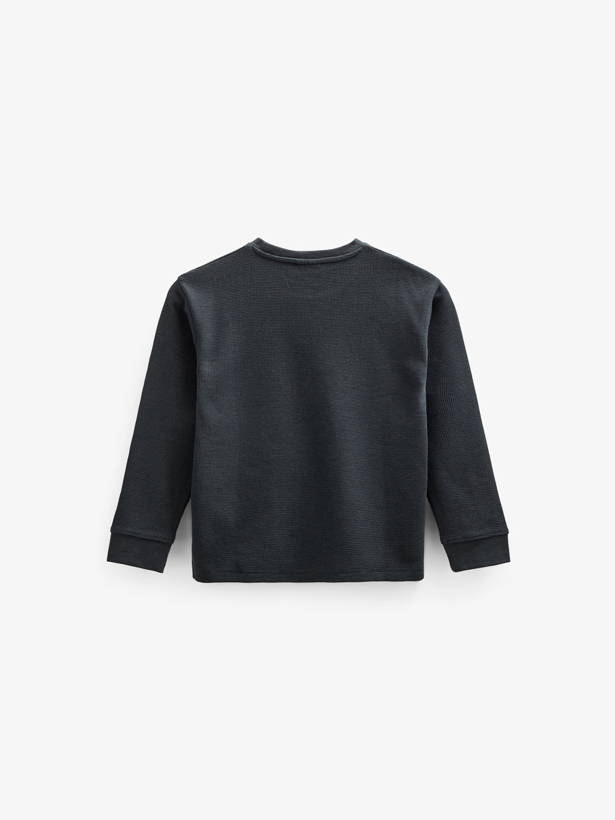 Texturiertes Langarm-T-Shirt - Tween - Forest Green | 100708 Malthe