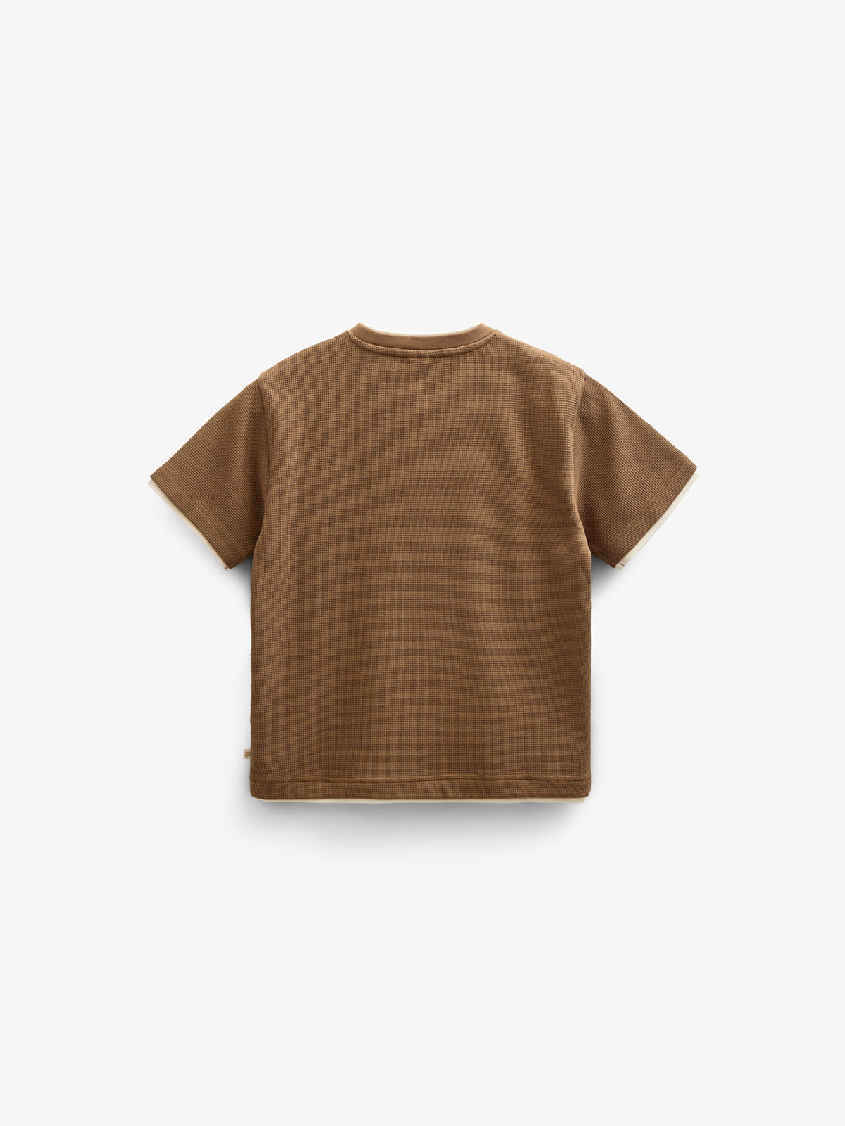 Texturiertes T-Shirt - Tween - Coffee | 100712 Malthe