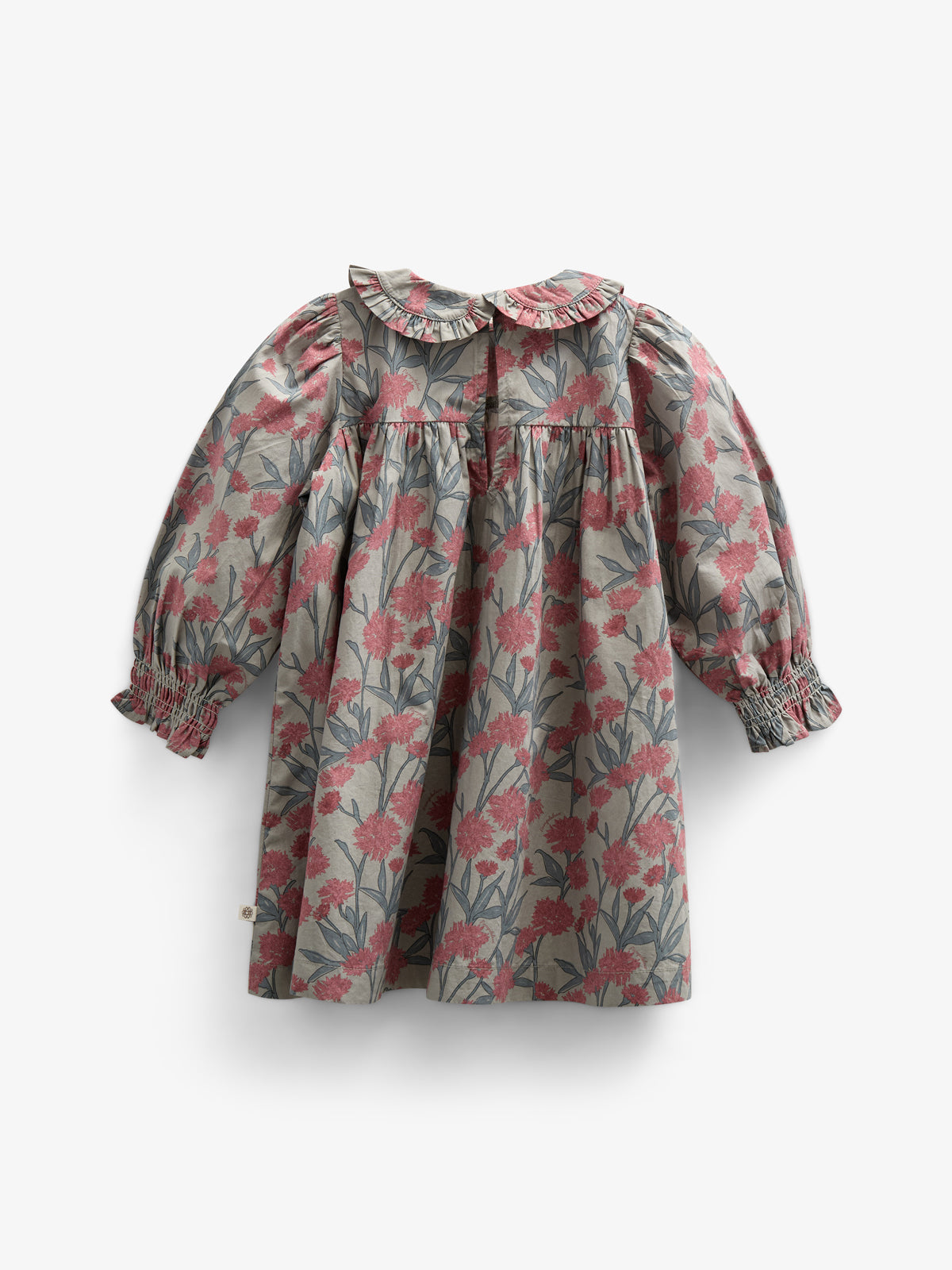 Bedrucktes Popeline-Kleid aus Baumwolle - Kids - Rose / Green | 100722 Amy