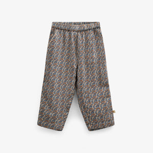 Bedruckte Doppelgaze-Hose - Kids - Blue / Brown | 100733 Maggie
