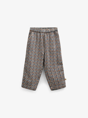 Bedruckte Doppelgaze-Hose - Kids - Blue / Brown | 100733 Maggie