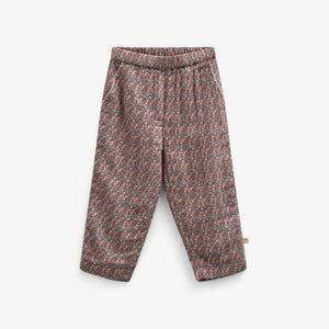 Bedruckte Doppelgaze-Hose - Kids - Rose / Green | 100734 Maggie
