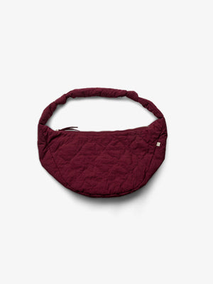 Gesteppte Gürteltasche - All - Burgundy | 100738 Bella