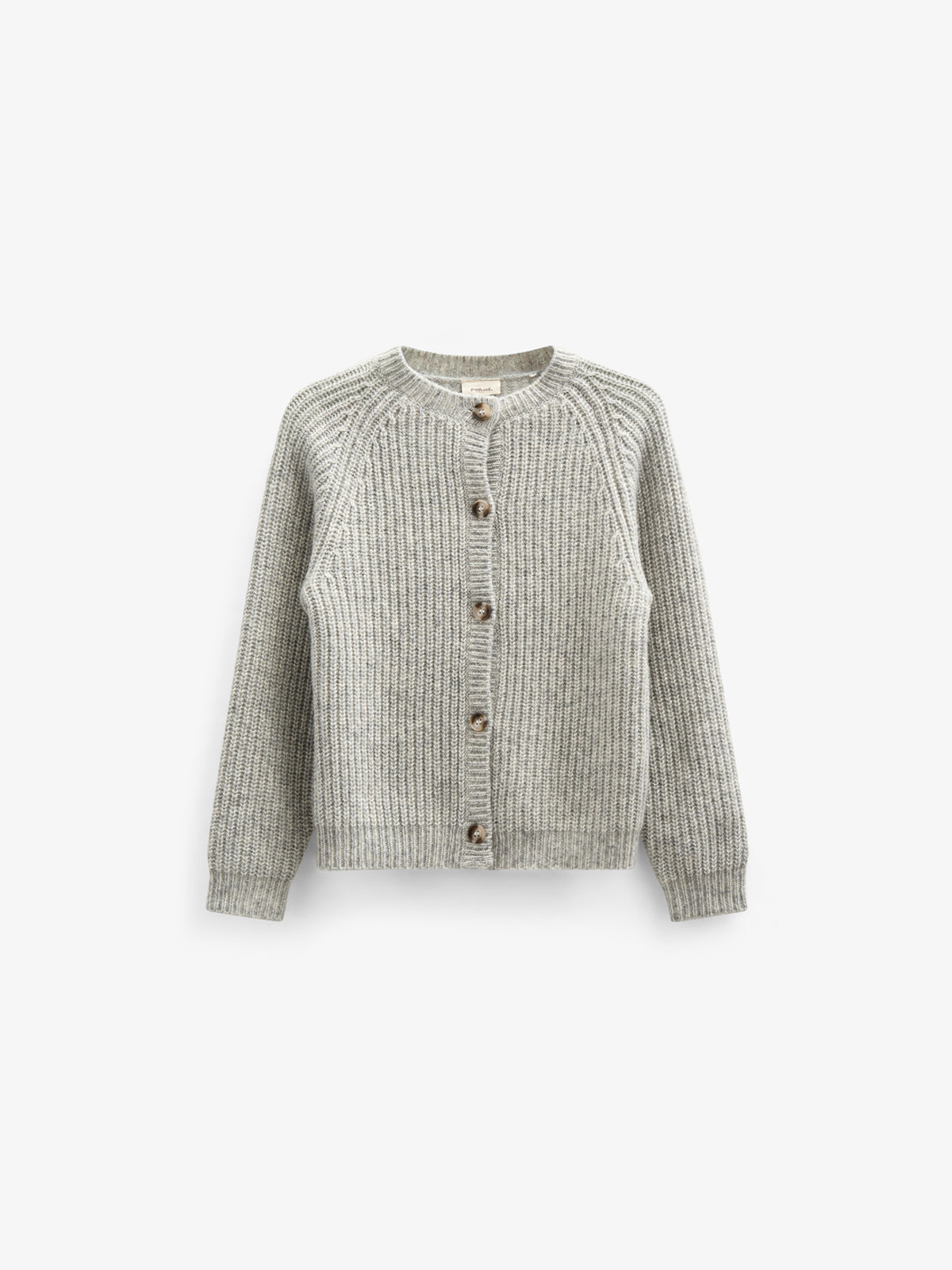 Strickjacke in Wollmischung - Kids - Grey Melange | 100746 Cork
