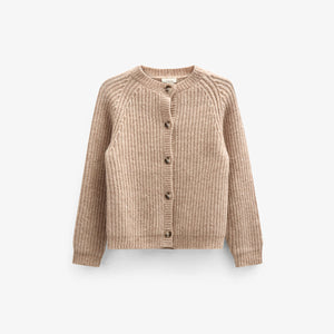 Strickjacke in Wollmischung - Kids - Beige Melange | 100748 Cork