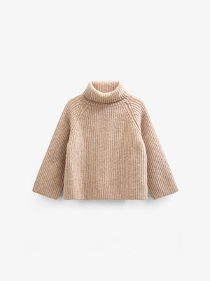 Woll Mix-Pullover - All - Beige Melange | 100759 Grace