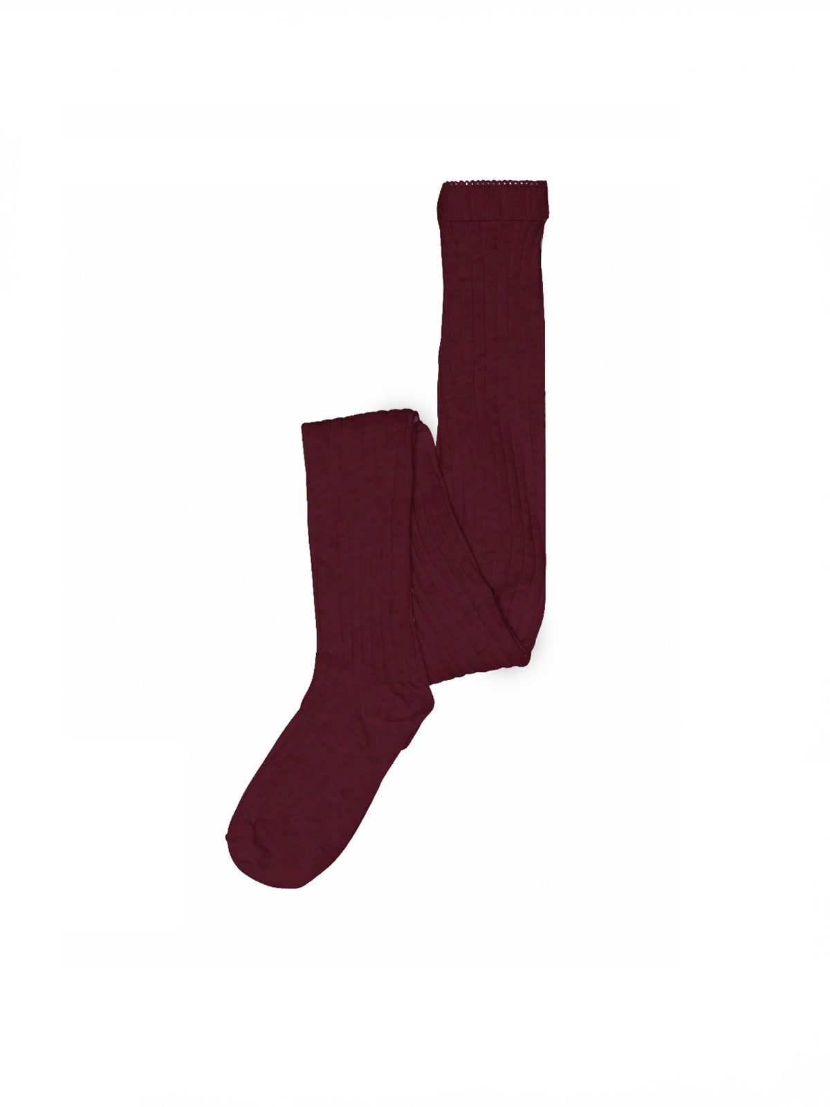 MP Rippenstrumpfhose aus Wolle - All - Burgundy | 100879 MP Wool tights