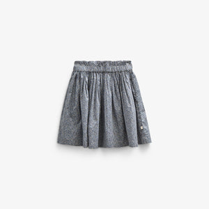 Bedruckter Popeline-Rock aus Baumwolle - Tween - Blue | 100795 Allie