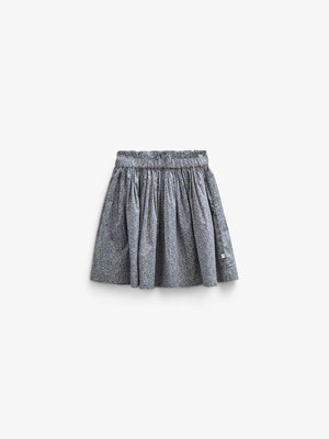 Bedruckter Popeline-Rock aus Baumwolle - Tween - Blue | 100795 Allie