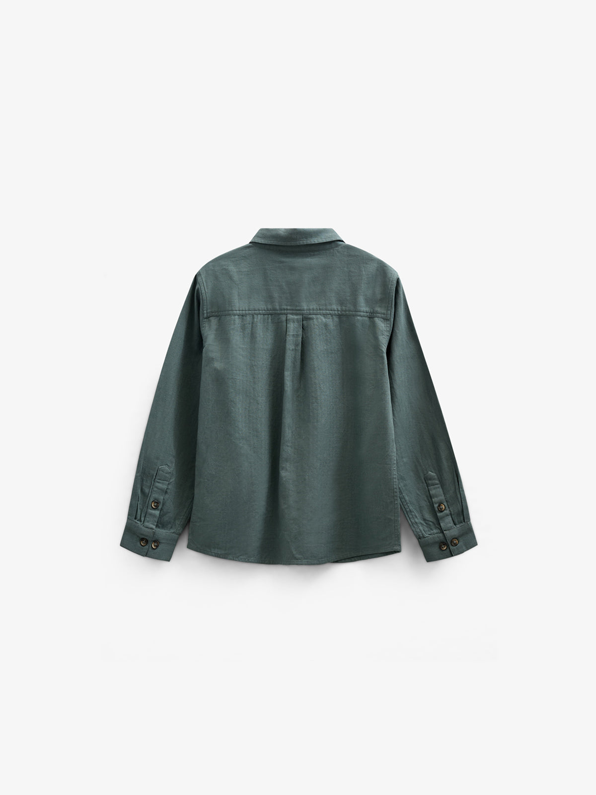 Hemd aus gewebter Baumwolle - Tween - Dark Dusty Green | 100805 Edward