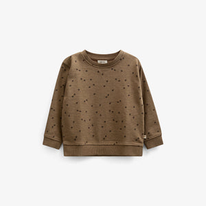 Bedrucktes Jersey-Sweatshirt mit Rundhalsausschnitt - Kids - Coffe Melange | 100821 Tyler
