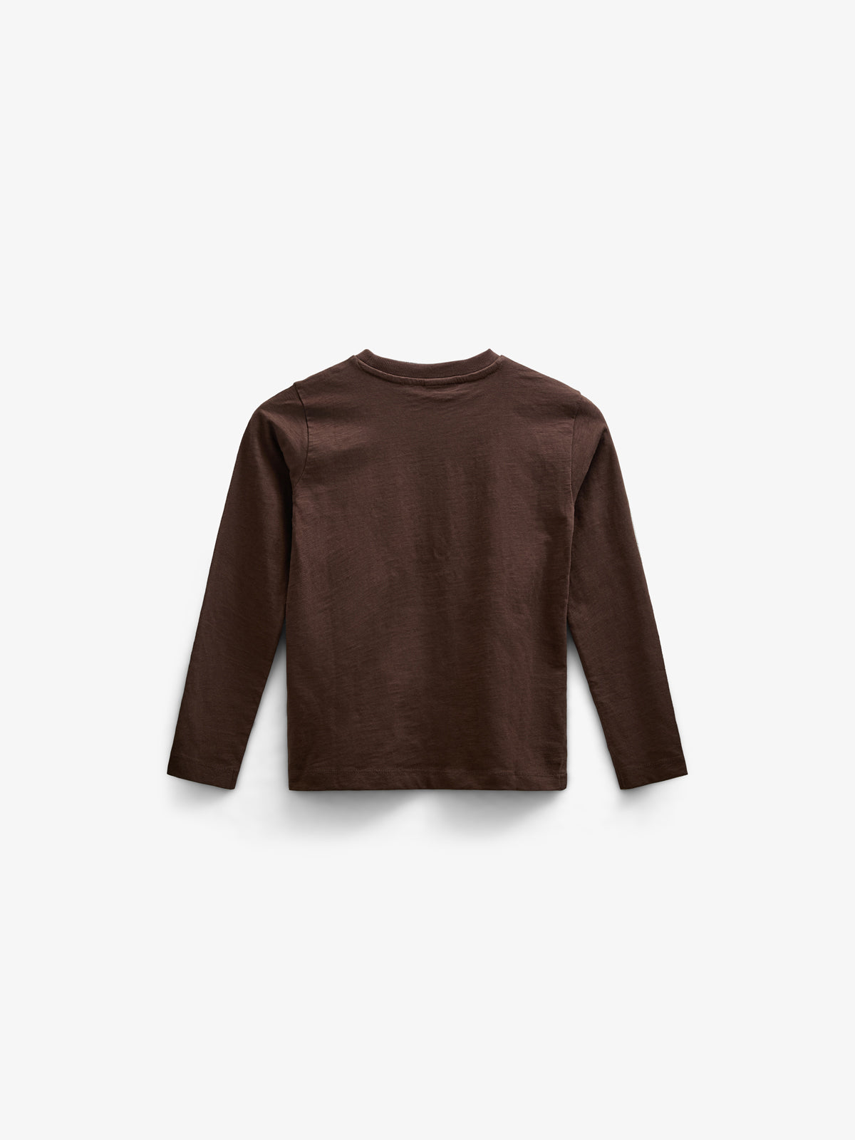 Langärmeliges T-Shirt aus Slub-Jersey - Tween - Chocolate | 100833 Kevin