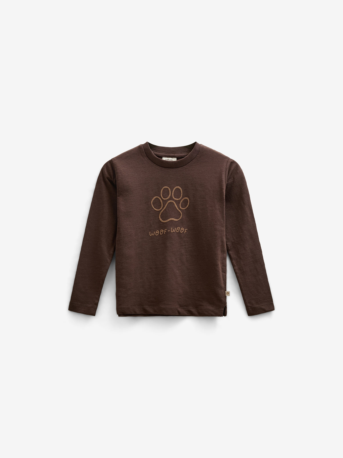 Langärmeliges T-Shirt aus Slub-Jersey - Kids - Chocolate | 100832 Kevin