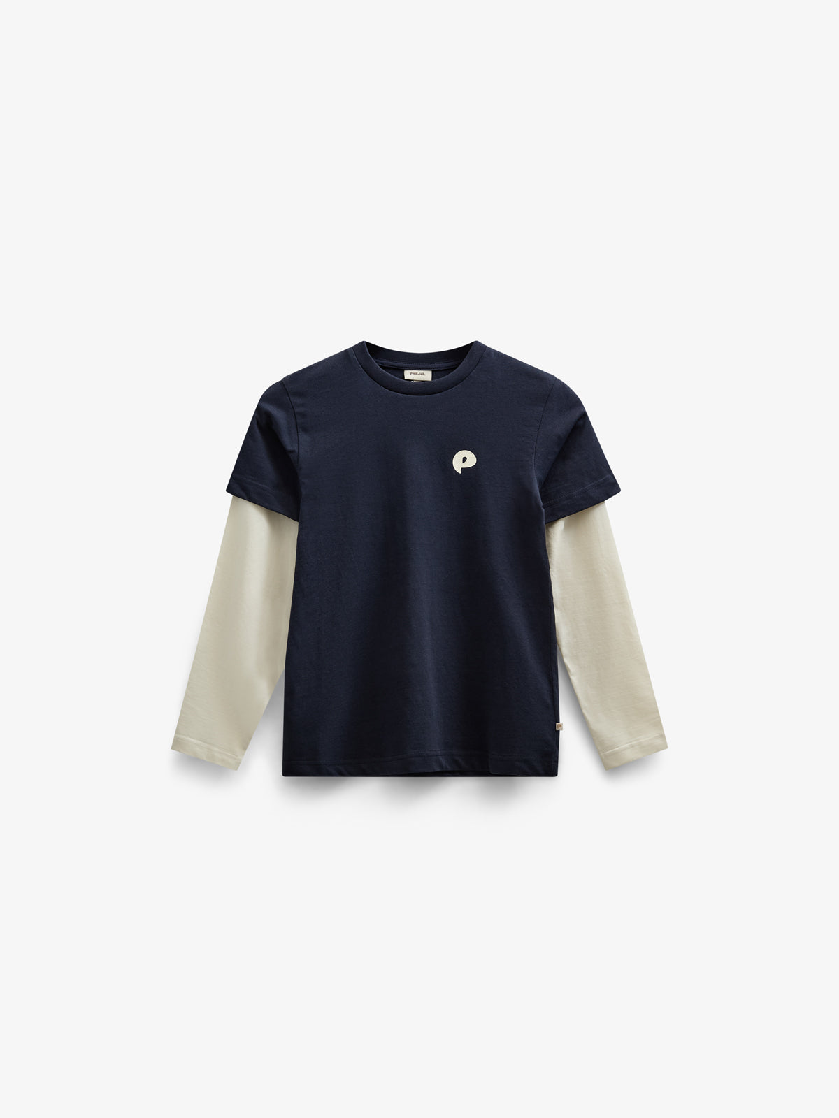 Boxy-T-Shirt mit zwei Ärmeln - Tween - Navy | 100837 Alex