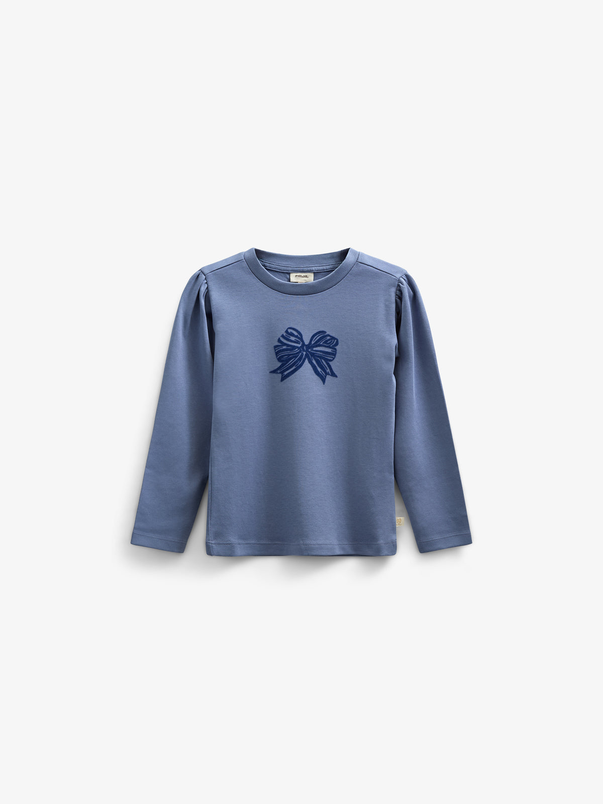 Langärmliges T-Shirt mit Frontprint - Kids - Blue | 100850 Kendell