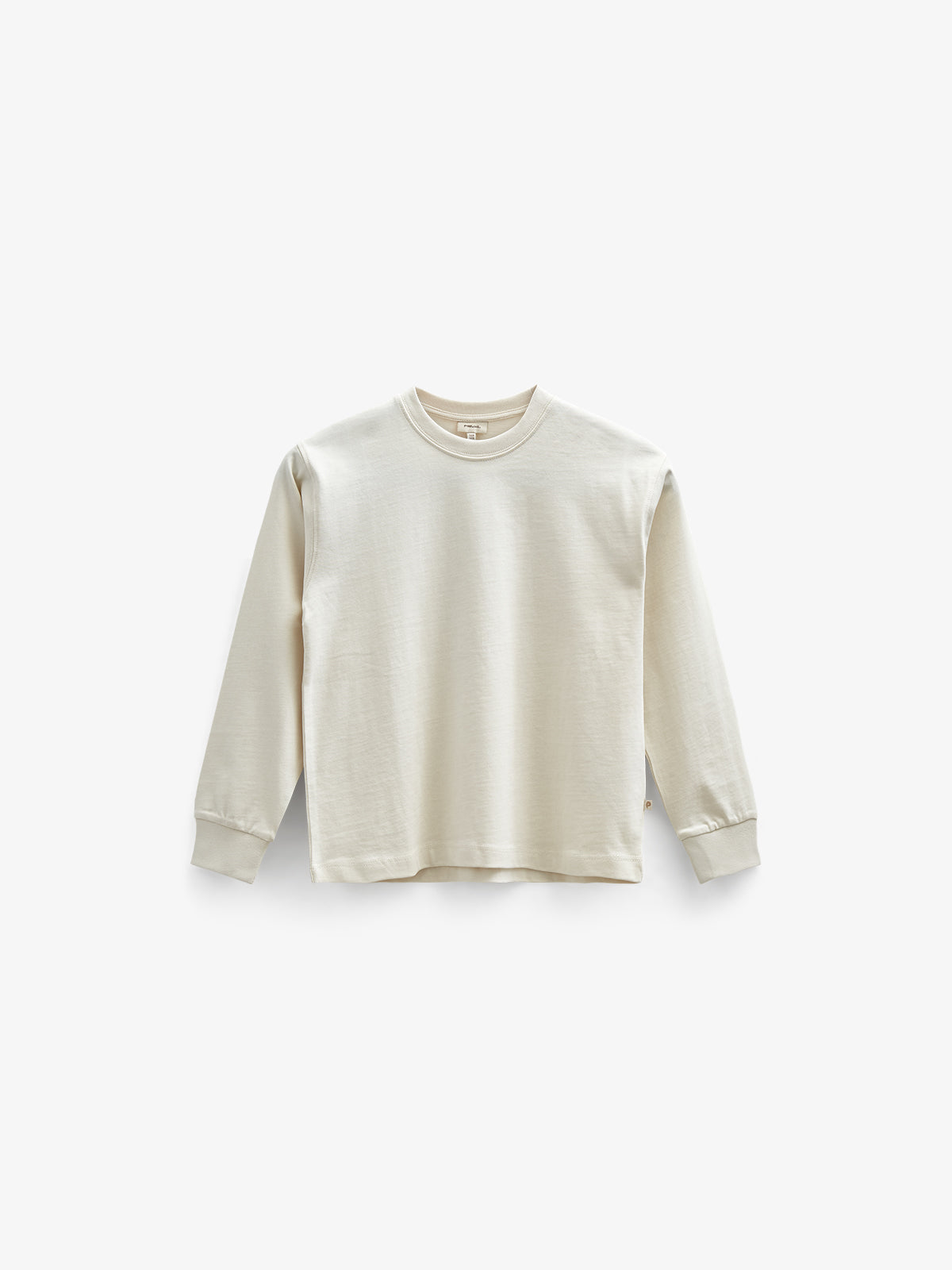 Übergroßes Heavyweight Langarm-T-Shirt - Tween - Off White | 100853 August