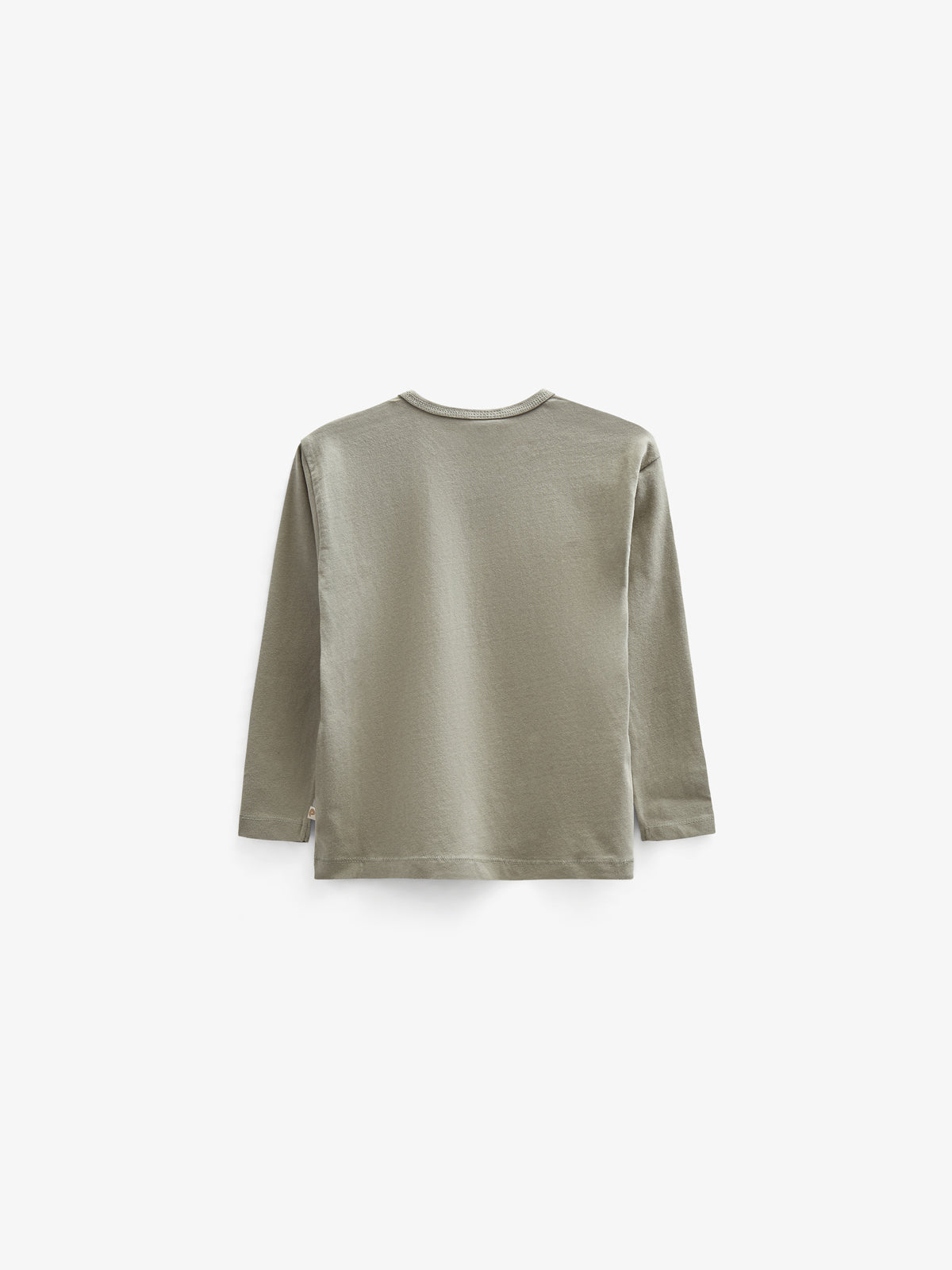 Langarm-T-Shirt mit Stickerei - Tween - Dusty Green | 100857 Brandon