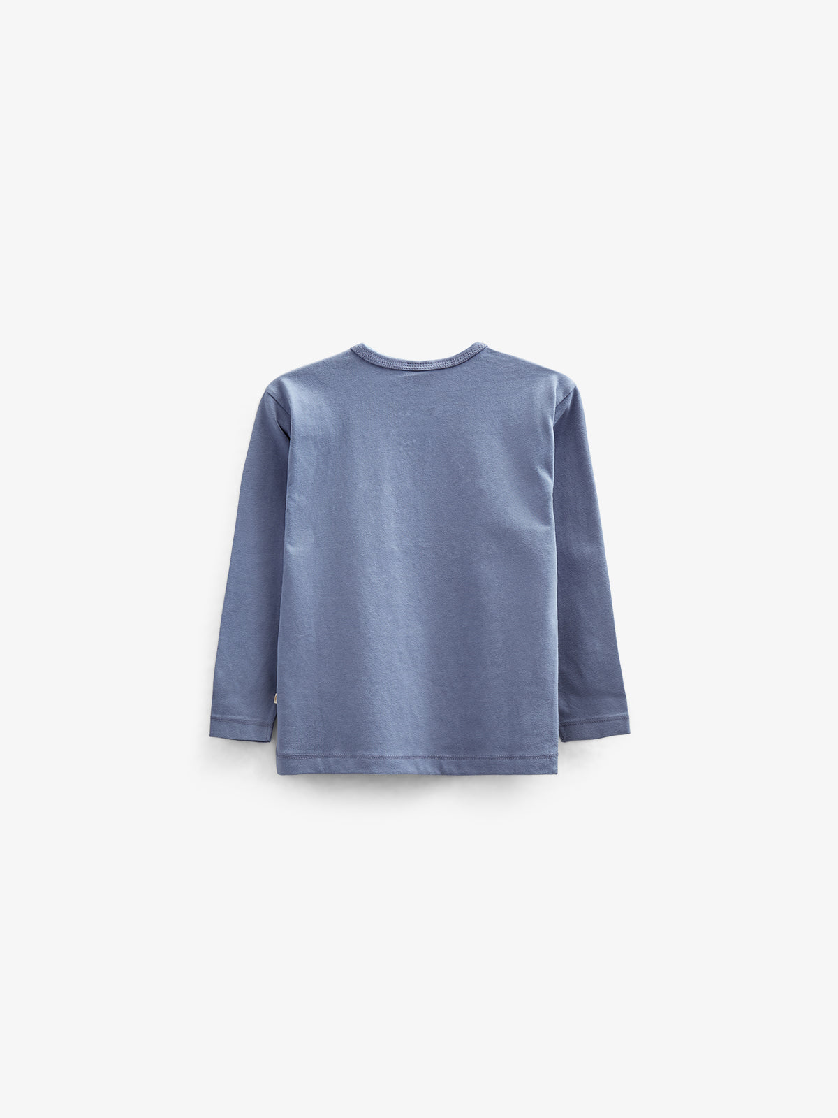 Langarm-T-Shirt mit Stickerei - Tween - Blue | 100859 Brandon
