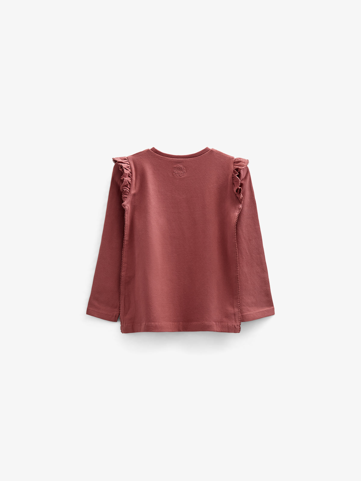 Rüschen-Jersey-Bluse - Kids - Vintage Red | 100860 Talia