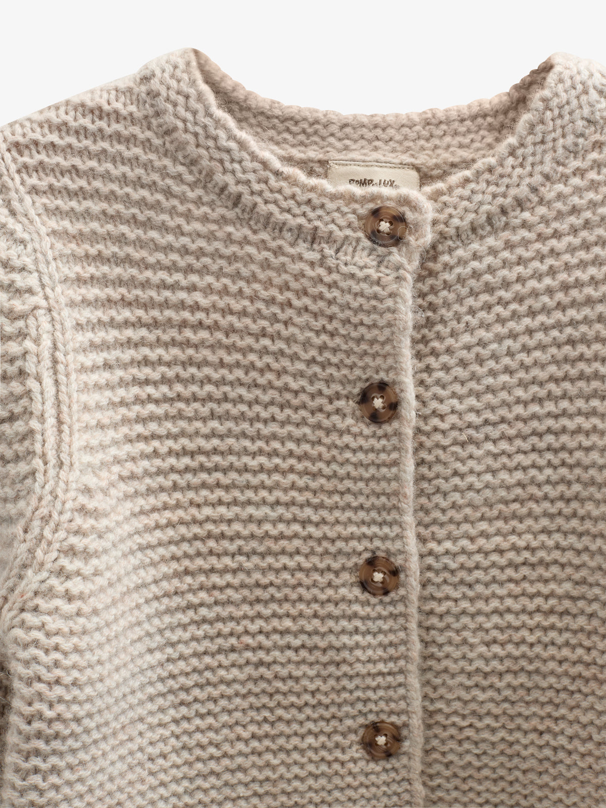 Strickjacke aus Wolle - Tween - Caffe Latte Melange | 100875 Maya