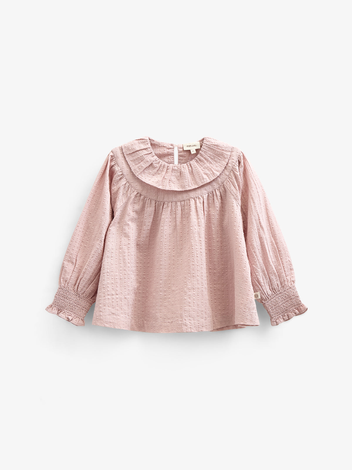 Baumwollbluse mit Kragen - Kids - Rose | 100884 Claire
