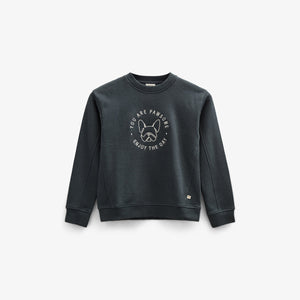 Sweatshirt mit Rundhalsausschnitt - Tween - Forest Green Melange | 100893 Justin