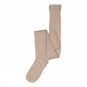 MP Baumwoll-Rippstrumpfhose - All - Caffe Latte Melange | 100903 MP Cotton tights