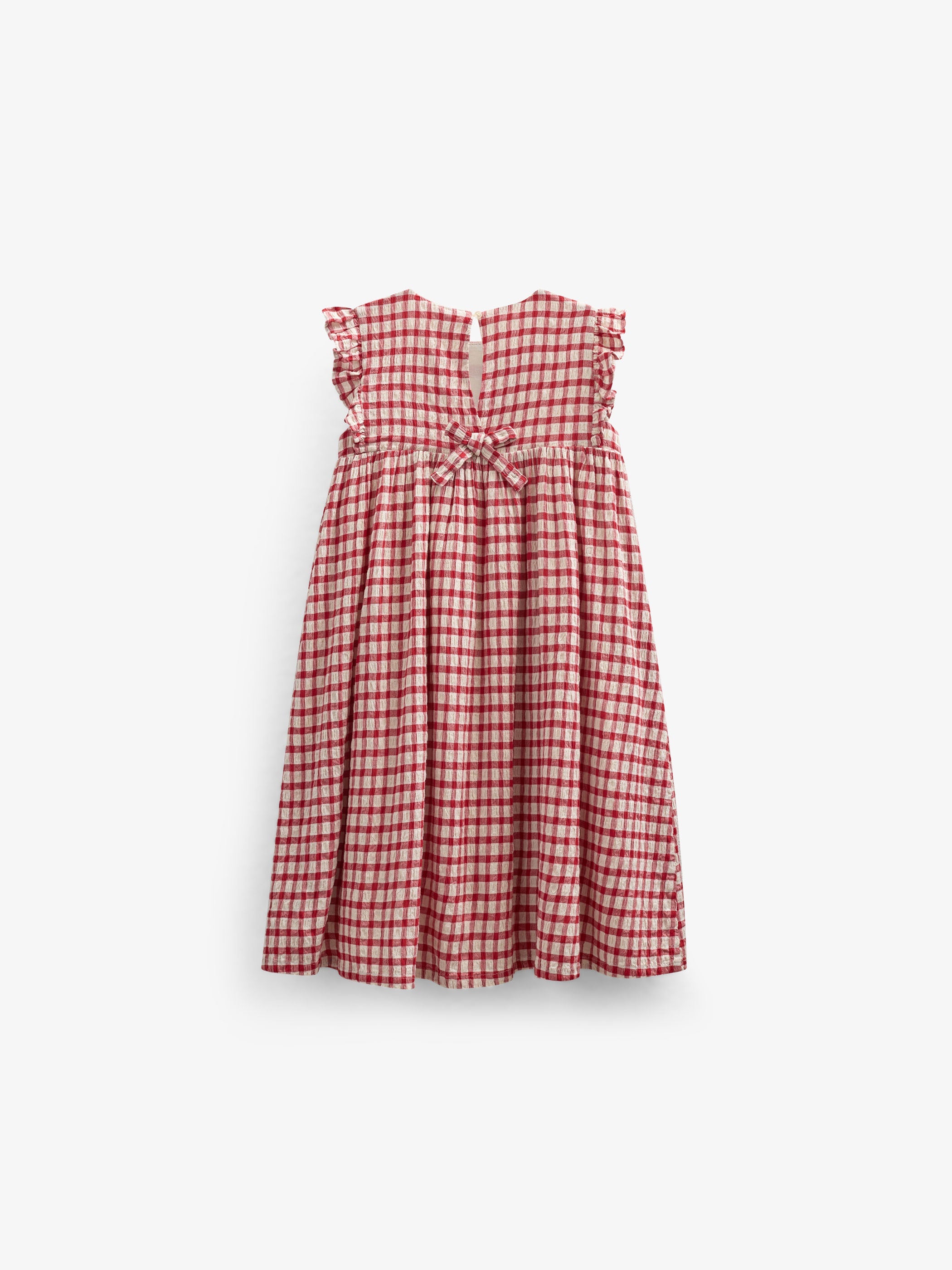 Kariertes Baumwollkleid - Tween - Cherry Red | 100905 Bonnie