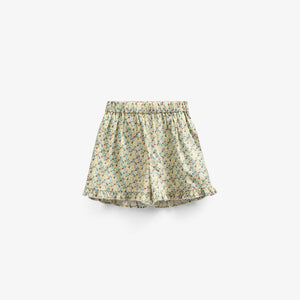 Blumenbedruckte Poplin-Shorts - Kids - Green | 100958 Poppy