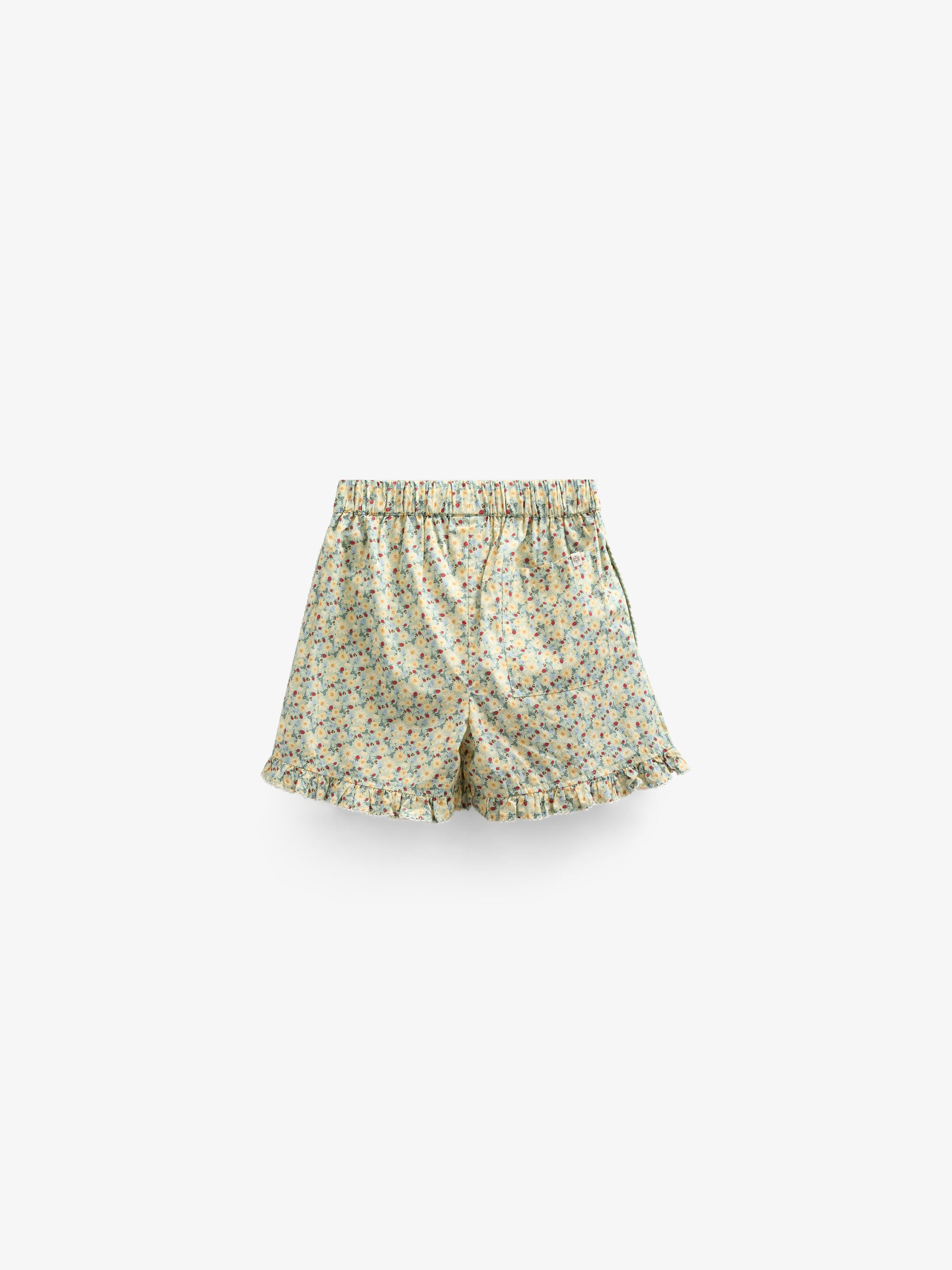 Blumenbedruckte Poplinshorts - Tween - Green | 100959 Poppy