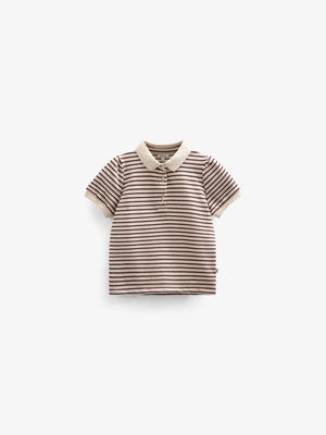 Gestreiftes Jersey-Poloshirt - Kids - Brown | 101004 Emmie