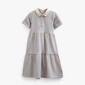 Gestreiftes Jersey-Kleid - Tween - Blue | 101013 Emmie
